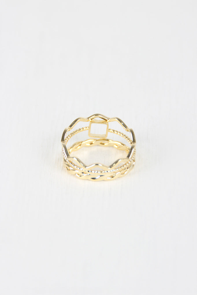 Multi Band Stacked Square Ring