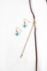 Beads And Feather Suede Fringe Necklace Set