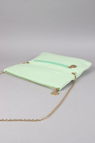 Detachable Chain Flap Clutch Bag