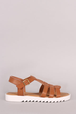 Jelly V-Strap Thong Flat Sandal