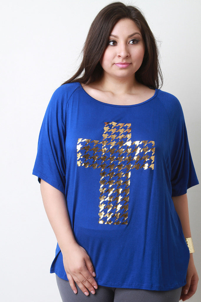 Quadruple Bow Back Short Sleeve Cross Top