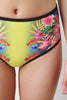 Tropical Print High Waist Bikini