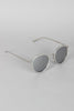 Pointy Bridge Plastic and Metal Sunglasses