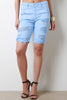 Distressed Boyfriend Denim Shorts