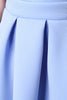 Neoprene Box Pleat Circle Skirt