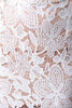High Waist Floral Crochet Lace Midi Skirt