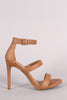 Anne Michelle Triple Straps Single Sole Heel