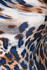 Leopard Print Round Neck Jumpsuit