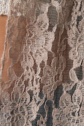 Crochet Lace Open Front Sleeveless Long Cardigan