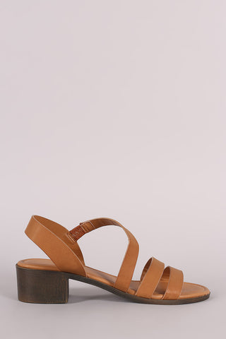 Bamboo Suede Strappy Lace-Up Flat Sandal