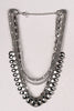 Edgy Multi Chain Statement Necklace