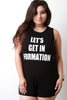 Lets Get In Formation Graphic Romper