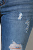 Classic 5-Pocket Distressed Skinny Jeans