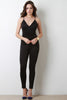 V-Neck Fitted Tank Jumpsuit