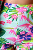 Blooming Tropical Flowers High Waisted Shorts