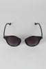 Double Bridge Contrast Cat Eye Sunglasses