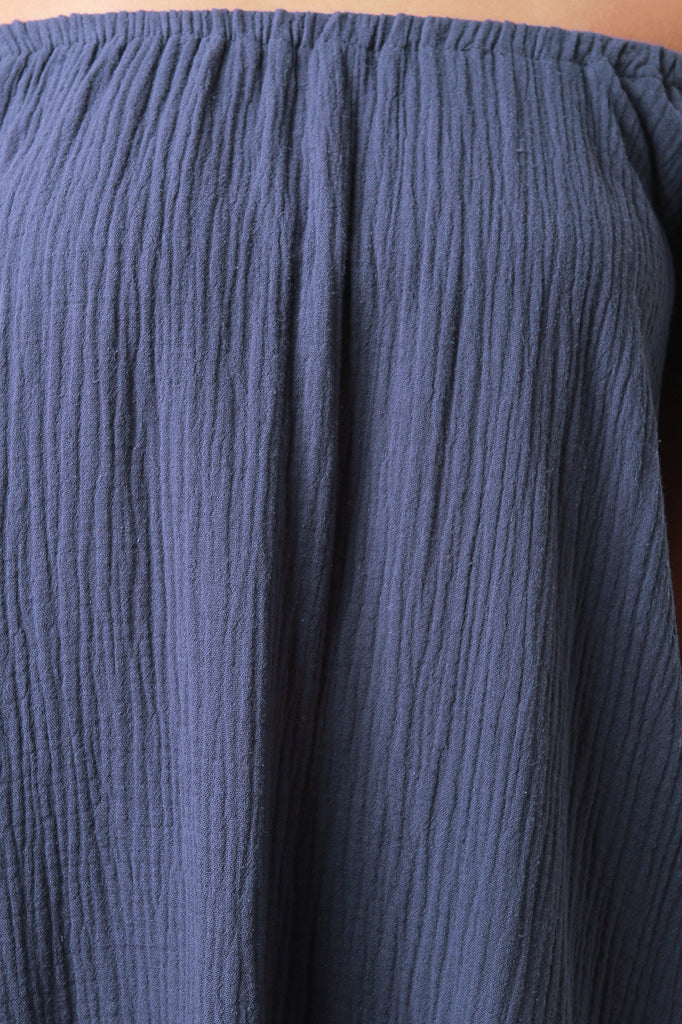 Texture Knit Bardot Shift Dress
