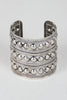 Circle Stud Metal Cuff