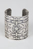 Aztec Metal Cuff Bracelet