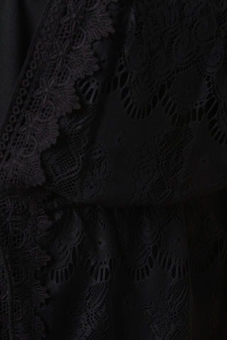 Crochet Lace Self-Tie Cover Up Kimono