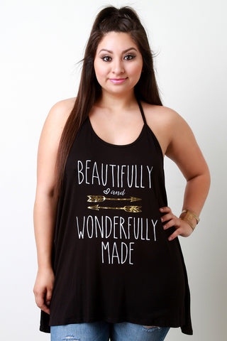 Beautifully and Wonderfully Made Graphic Tunic Top