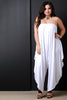 Loose Draping Oversized Tube Jumpsuit