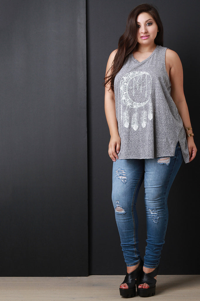 Moon Dreamcatcher Sleeveless Top