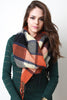 Over-sized Plaid Scarf