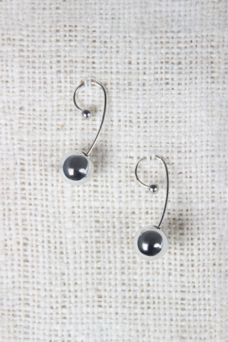 Simple Sphere Dangle Earrings