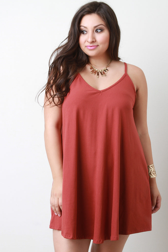 Sleeveless Boxy Shift Dress