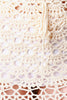 Crochet Knit Scallop Hem Midi Skirt
