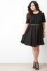 Cold Shoulder Belted Dress