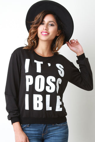 Its Possible Sweater Top