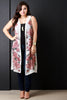 Chiffon Rose Garden Longline Vest