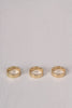 Simple Polished Band Ring Set