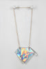 Iridescent Outlined Diamond Mini Bag