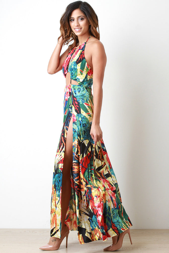 Tropic M-Slit Maxi Dress