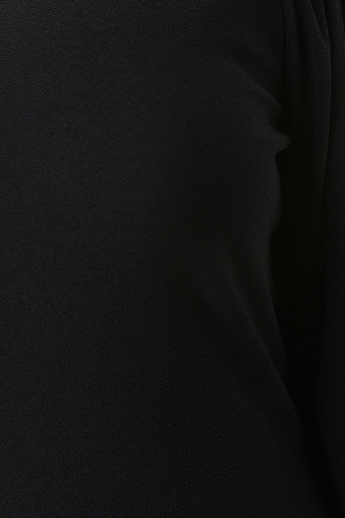 Cold Shoulder Long Sleeve Midi Dress