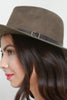 Suede Explorer Fedora Hat