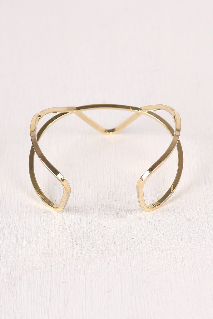 Open Wire Abstract Cuff